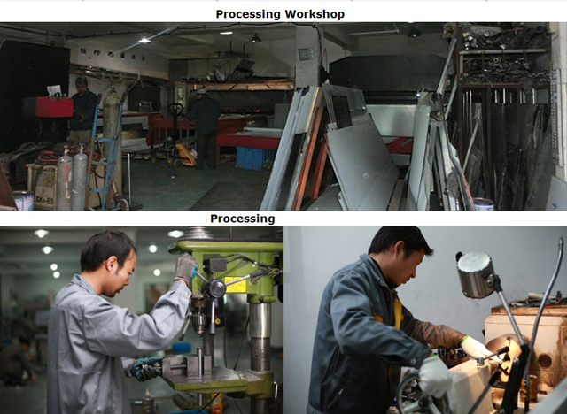 Processing workshop for manufacturing sealing machines